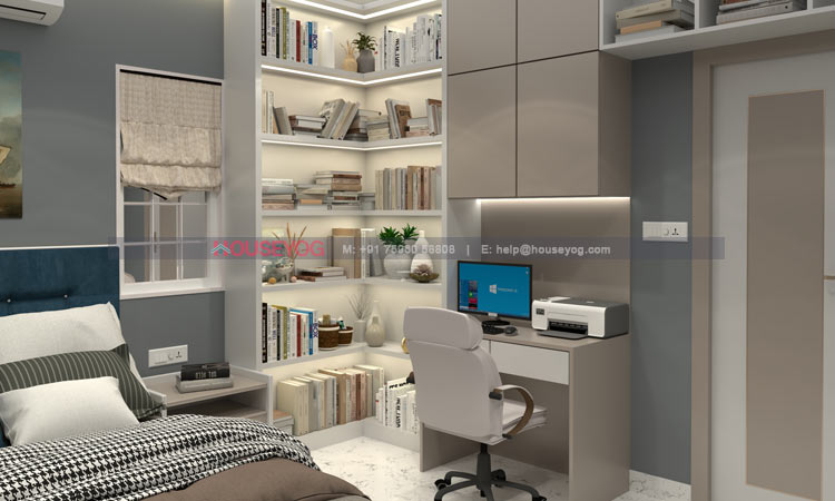 Kids Bedroom Design With Study Table