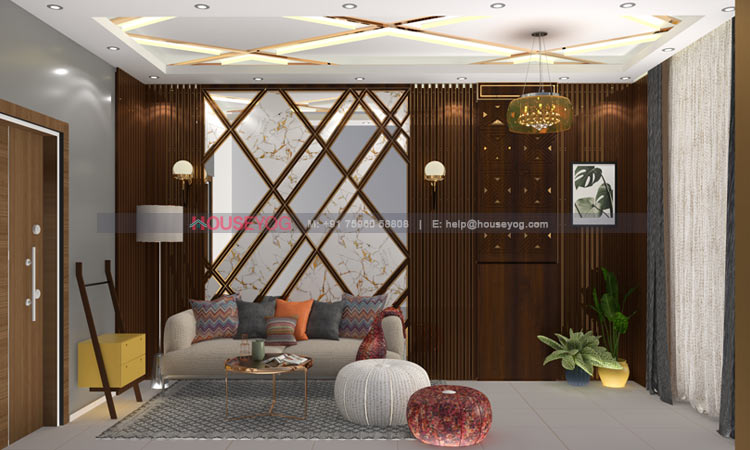 Luxury Living Space Design Idea for Indian Homes