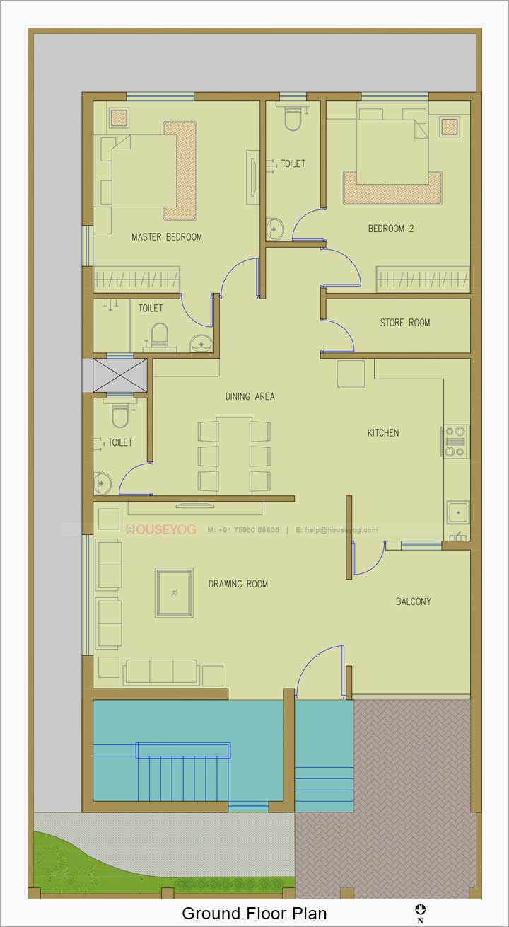 Ground floor plan naksha