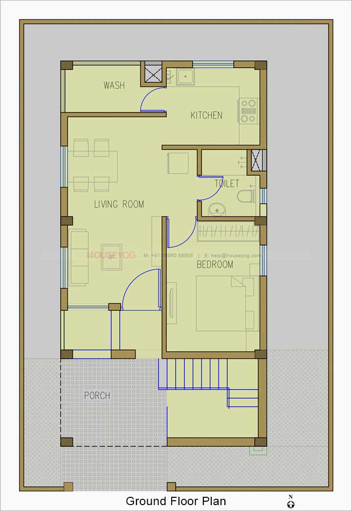Second floor plan drawing