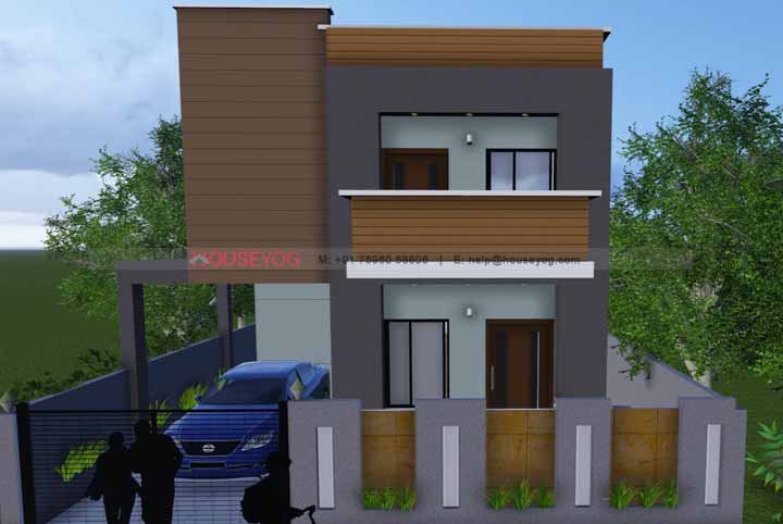 House Elevation - Front View