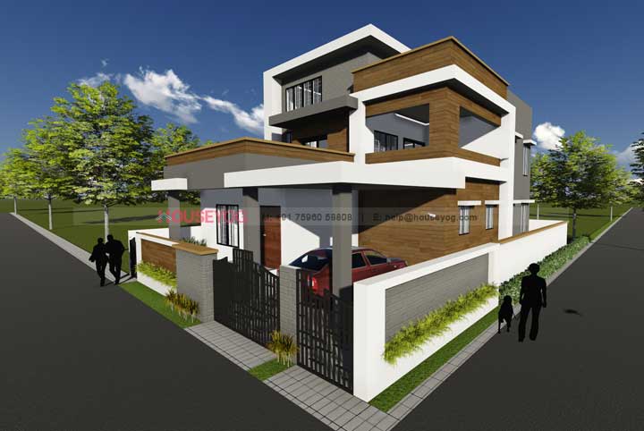 House Elevation - Side View