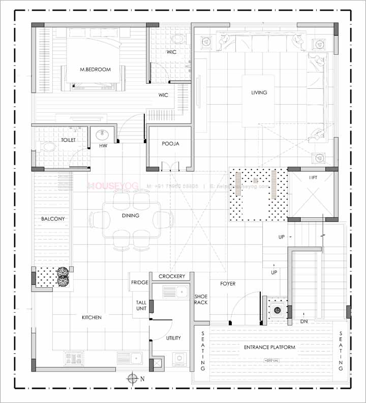 40x45 West Facing House Plan 3D Exterior Design 1800 Sq Ft Plan