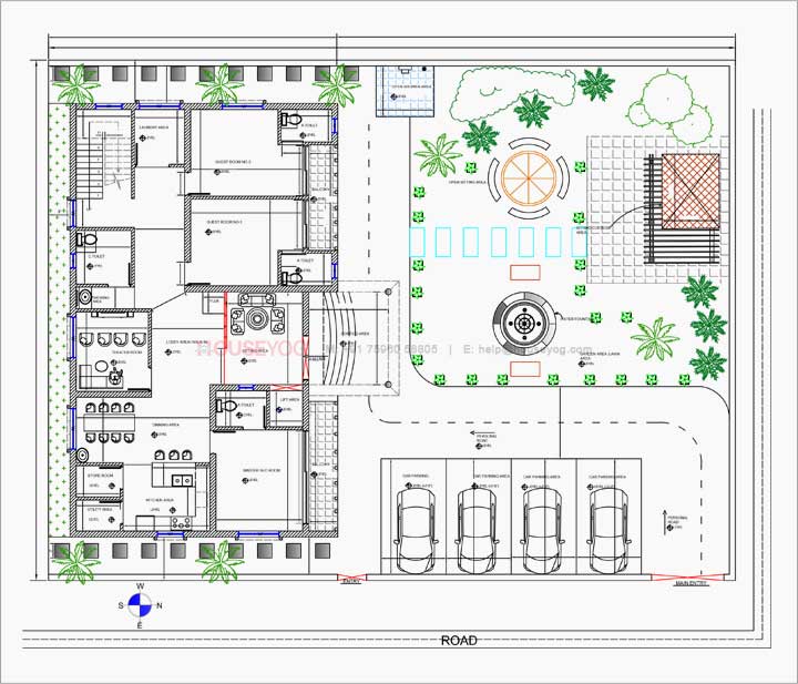 70 X 90 House Plan 70 By 90 Beach House Plan 3D Design In Vizag