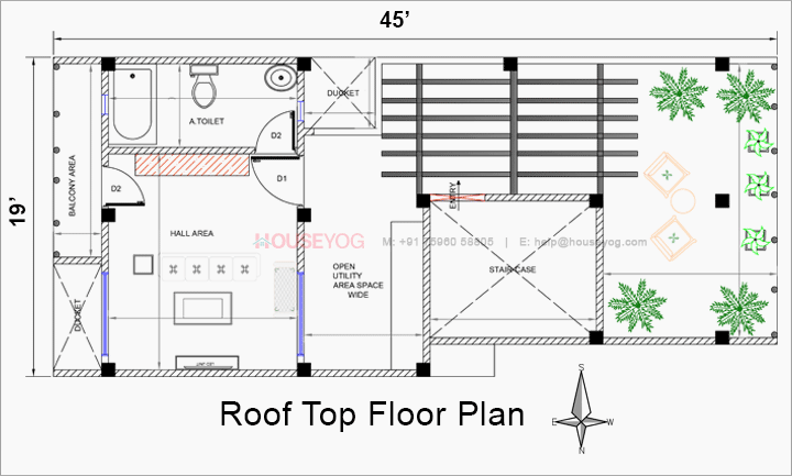 Roof Top Floor Plan
