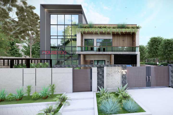 G 2 Independent Floor House Plan Elevation Design at Rs 4000/sq ft