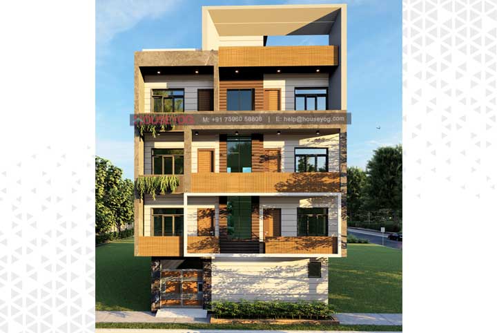 35x40 North Facing House Plan & 3D Design in Darbhanga, Bihar